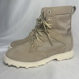 Sorel Caribou OTM Combat Style Waterproof Boots Women's Size 6‎  Ancient Fossil
